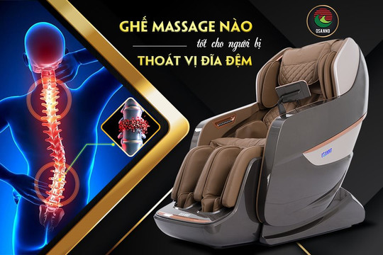 Phương pháp hỗ trợ điều trị đau lưng trên ghế massage?