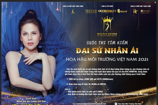 Tìm gương mặt Đại sứ nhân ái cho cuộc thi 'Hoa hậu môi trường Việt Nam'