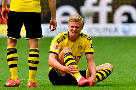 Dortmund nhận cú sốc, mất Haaland đến hết năm 2021