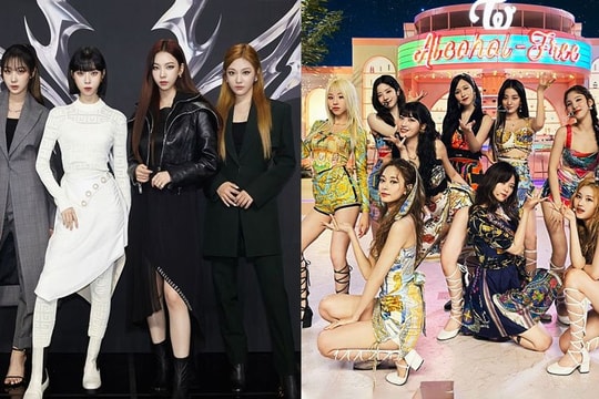 aespa đã đánh bại TWICE để trở thành nhóm nữ đứng đầu Kpop về thành tích này trong năm 2021