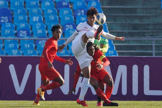 Đánh bại U23 Đài Bắc Trung Hoa, U23 Myanmar tranh ngôi đầu với U23 Việt Nam