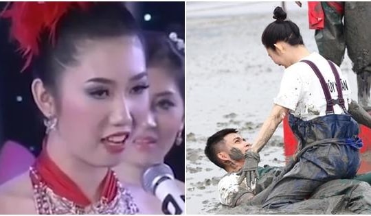 Thúy Ngân thi hoa hậu ngô nghê, khác xa 'kẻ mạnh Running Man'