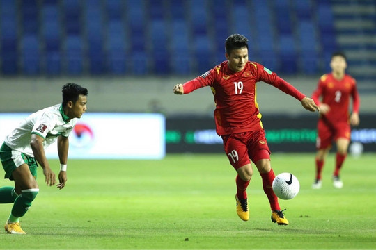 Quang Hải ghi bàn trước trận tuyển Việt Nam gặp Nhật Bản