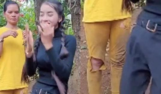 'Thiếu nữ Ba Na' đăng clip nhảy nhót, gây bão nhờ chiếc quần của mẹ