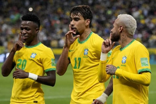 Giành vé World Cup sớm 5 vòng, Brazil lập kỷ lục