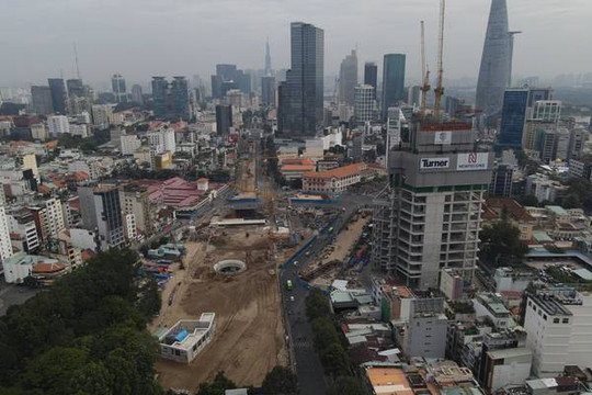 Diện mạo ga ngầm tuyến metro Bến Thành sau 6 năm thi công