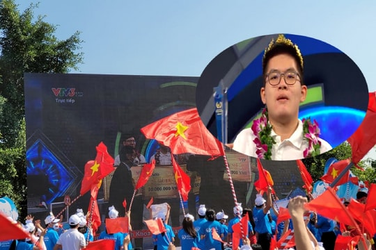 Điểm cầu Quảng Ninh vỡ oà khi Hoàng Khánh vô địch Đường lên đỉnh Olympia 2021