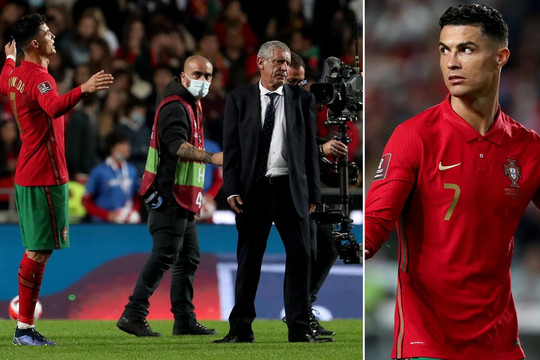 Mất vé vào thẳng World Cup 2022, Ronaldo nổi đoá với HLV Bồ Đào Nha