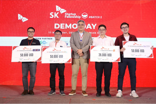 4 startup Việt nhận suất đầu tư 50.000 USD