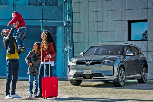 VinFast VF e36 ra mắt: 440 mã lực, đi tối đa 680km, 11 túi khí