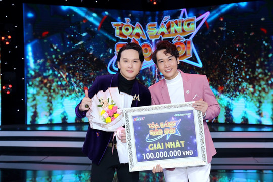 Ca sĩ Trần Vũ – Khắc Minh ẵm giải 100 triệu đồng của ‘Tỏa sáng sao đôi 2021’