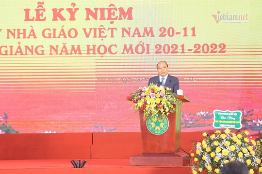 Chủ tịch nước dự kỷ niệm Ngày Nhà giáo Việt Nam tại Học viện Nông nghiệp