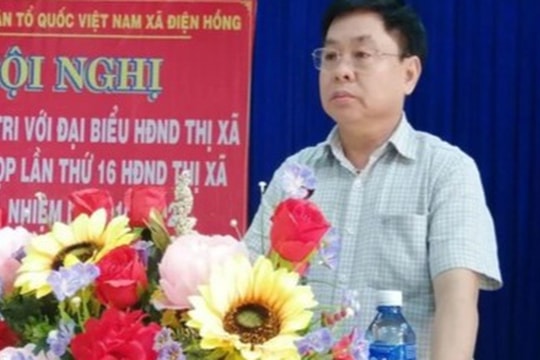 Một Bí thư Thị ủy nộp đơn xin nghỉ việc