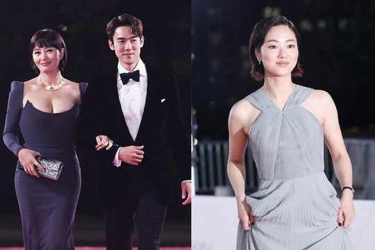 Kim Hye Soo 'chặt đẹp' tình tin đồn Song Joong Ki trên thảm đỏ