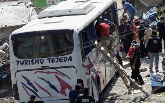 Mexico: Tai nạn xe buýt thảm khốc, ít nhất 19 người thiệt mạng