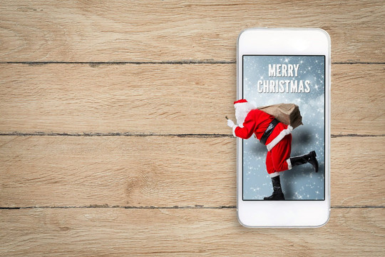Mang không khí Giáng sinh lên iPhone và Android