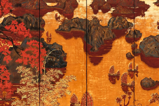 Tranh sơn mài trong bộ sưu tập của cựu hoàng Bảo Đại có giá 28 tỷ đồng