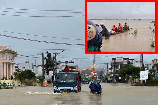 Ảnh: Mưa lũ gây ngập, chia cắt nhiều nơi ở Bình Định, Gia Lai