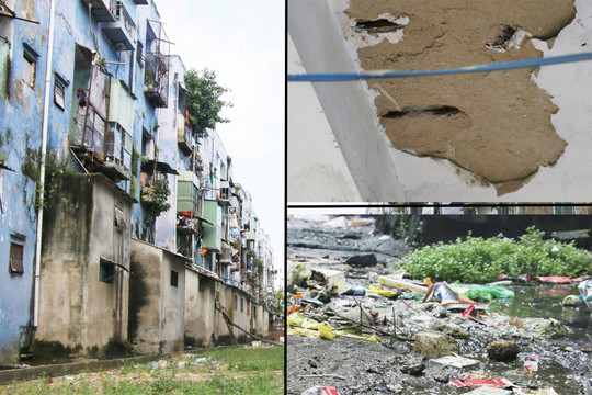 Đà Nẵng: Hàng trăm hộ dân sống thấp thỏm trong khu chung cư tàn tạ như ổ chuột