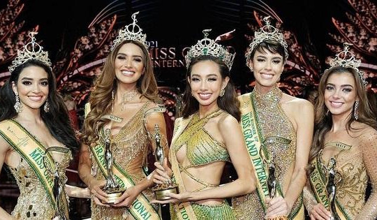 4 Á hậu Miss Grand 2021 có phục chiến thắng của Thùy Tiên?