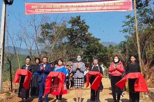 Bắc Hà - Lào Cai: Khánh thành công trình sáng, xanh, sạch, đẹp