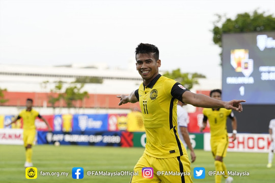 Tiền đạo tuyển Malaysia khiêm tốn dù lập hat-trick tại AFF Cup 2020