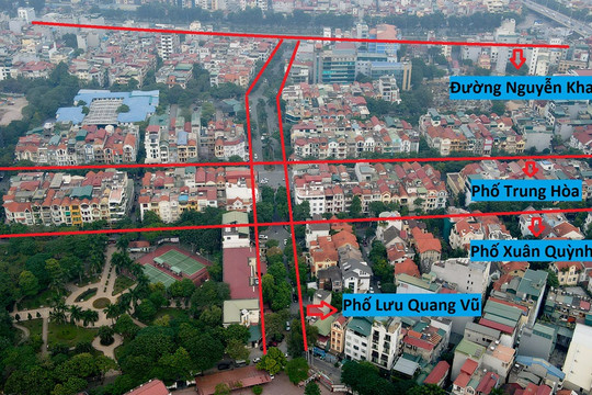 Cận cảnh 2 phố ở Hà Nội vừa được đặt tên nhà thơ Lưu Quang Vũ và Xuân Quỳnh