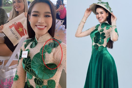 Hoa hậu Đỗ Hà lộ nội y kém duyên khi mặc áo dài, hớ hênh từ trong nước đến quốc tế thế này!