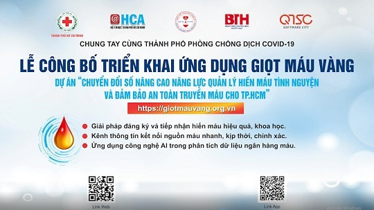 Đăng ký hiến máu nhân đạo qua ứng dụng Make in Vietnam