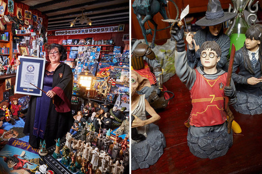 Người phụ nữ có bộ sưu tập kỷ vật Harry Potter lớn nhất thế giới