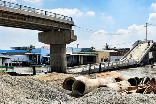 Hỏa tốc lập tổ điều tra xử lý sự cố sập cầu hơn 50 tỷ đồng