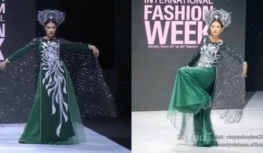 Trang Trần catwalk như gà mắc tóc, netizen chê: 'Bỏ nghề là đúng'