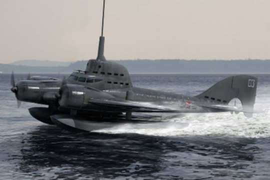 Kỳ lạ dự án bí mật chế tạo tàu ngầm bay của Liên Xô