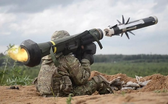 Quân đội Ukraine bắn trượt tên lửa Javelin khi diễn tập ở Donbass