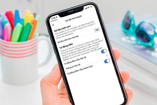 Cách xóa dữ liệu duyệt web của ứng dụng Facebook trên iPhone