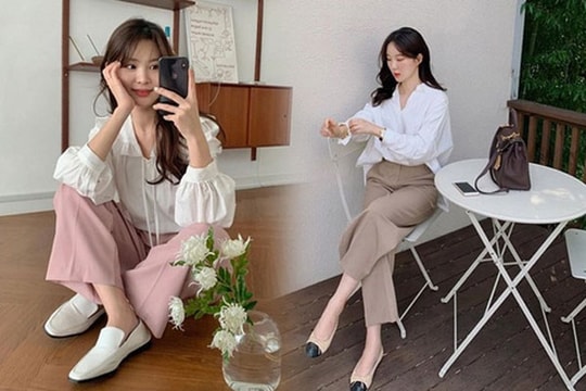 Hội sành điệu hay mix quần âu với 4 kiểu giày bệt, vừa thanh lịch lại chuẩn tôn dáng