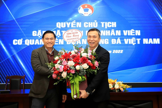 Quyền Chủ tịch VFF Trần Quốc Tuấn: Bóng đá Việt Nam sẽ phát triển hơn