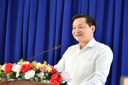 Phó Thủ tướng Lê Minh Khái thăm, chúc tết nhân dân tỉnh Bạc Liêu