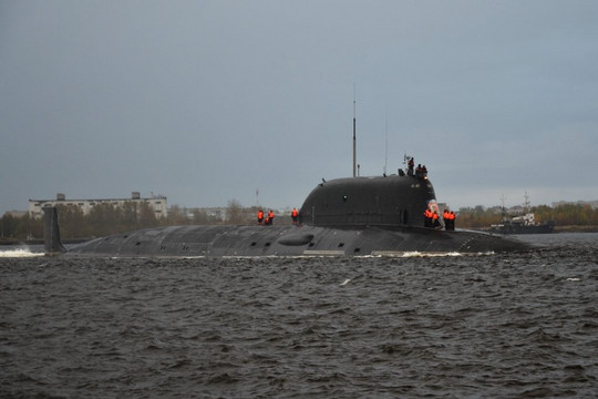 Kazan - tàu ngầm hạt nhân chạy êm nhất của Hải quân Nga