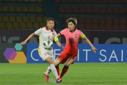 Tuyển nữ Việt Nam thua Hàn Quốc ở trận ra quân Asian Cup nữ 2022