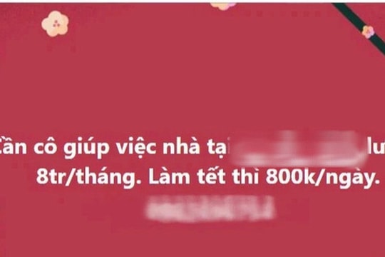 'Việc hot lương cao' dịp Tết, trả lương 800.000 đồng - 1 triệu đồng/ngày: Nhà nhà đau đầu xoay xở tìm người nhưng vẫn như 'mò kim đáy biển'