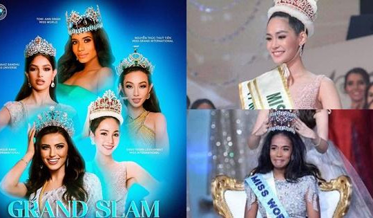 5 đương kim Grand Slam: Thùy Tiên bị 2 hoa hậu 'giật chỗ'