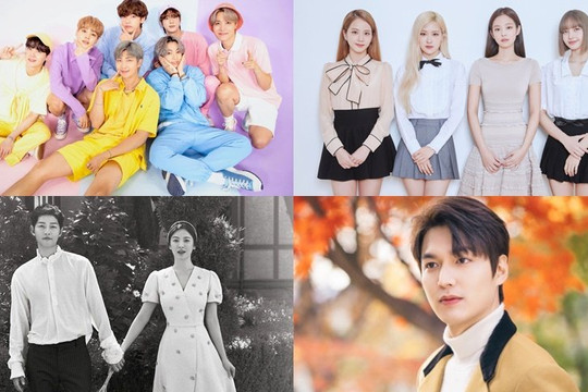 8 ngôi sao giải trí lọt top nhân vật có tầm ảnh hưởng nhất Hàn Quốc 2021: BTS - BLACKPINK góp mặt, couple Song - Song chào thua Lee Min Ho