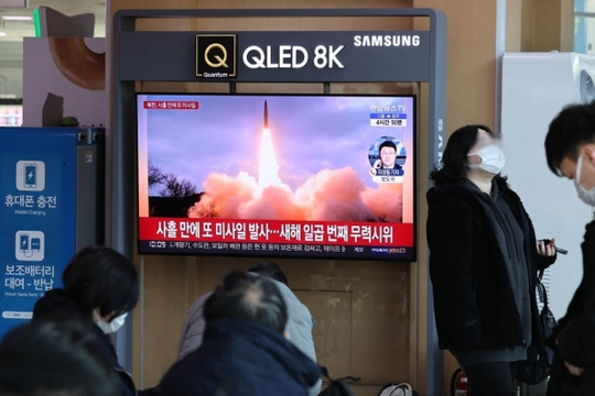 Vụ Triều Tiên phóng tên lửa đạn đạo: Quan chức Mỹ-Nhật-Hàn nhất trí duy trì hợp tác