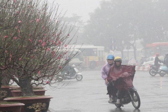 Miền Bắc mưa rét ngày cuối năm, vùng núi có khả năng xuất hiện mưa tuyết