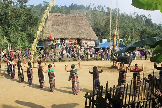 Sắc xuân ở làng Bhơ hôồng