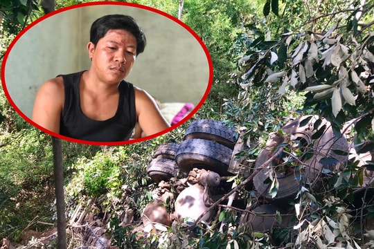 Nạn nhân thoát chết hoảng loạn kể thời khắc xe tải lao xuống vực sâu 70 mét
