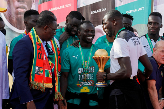Mane và ĐT Senegal được thưởng "khủng" sau khi vô địch AFCON 2021