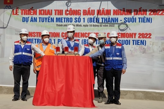 Metro số 1 'khởi động' ngay sau Tết, hẹn ngày chạy thử nghiệm