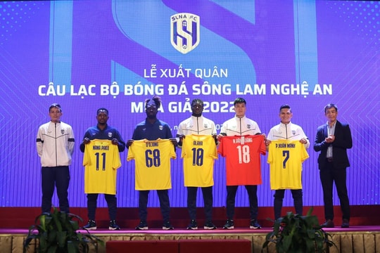 Chi bạo đầu tư, SLNA đặt mục tiêu top 3 V-League